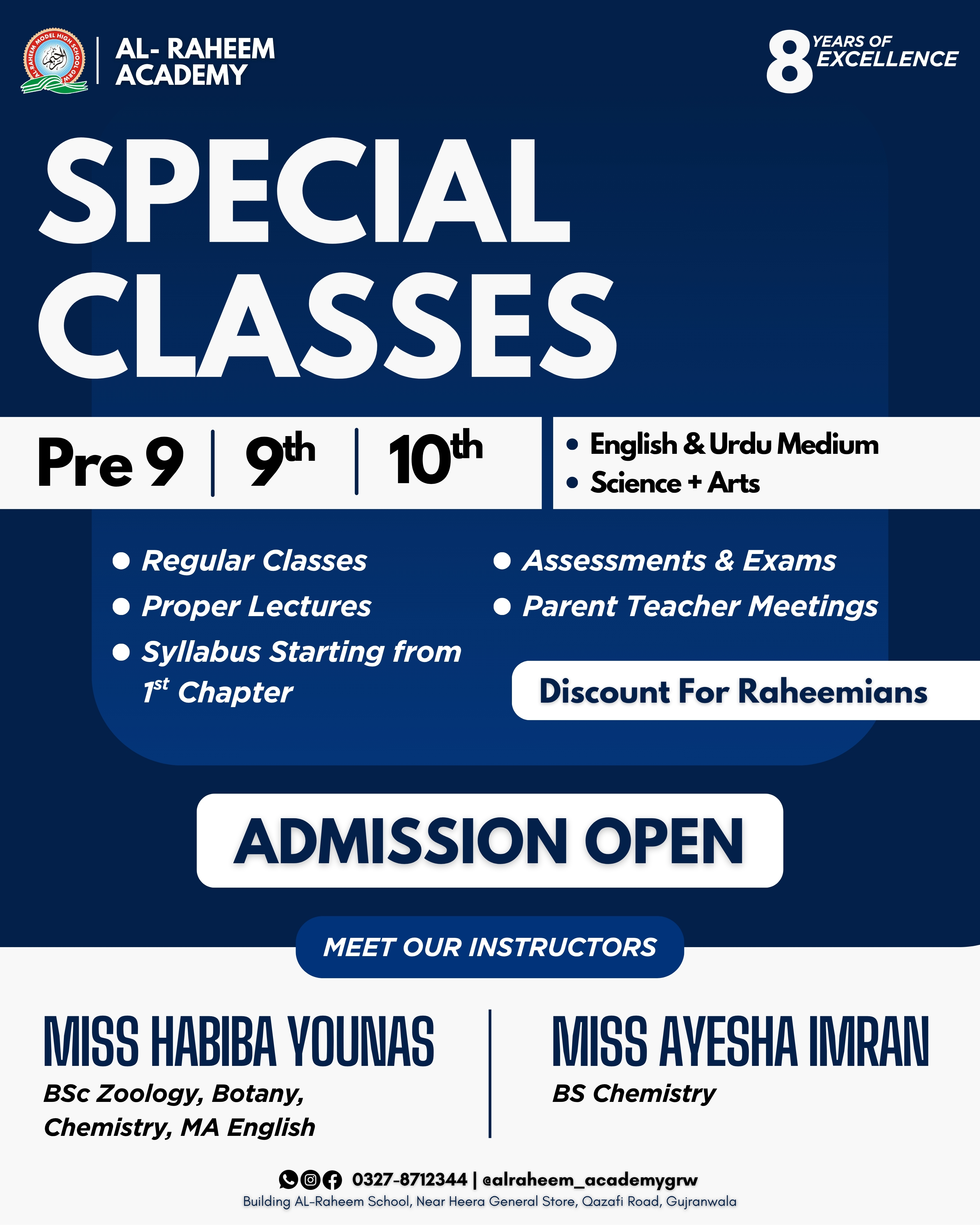 Expert Coaching for Pre-9, 9th & 10th